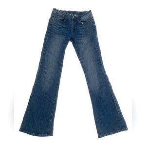 John Galt Dark Blue Brielle Bootcut Low Rise Jeans